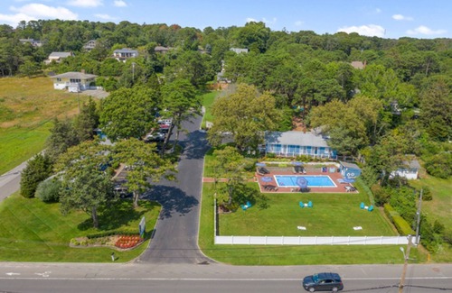 Hampton Bays Apartment | Boho Beach - AC & WiFi - Pool, Private Beach, Water Views, Kayak Rentals