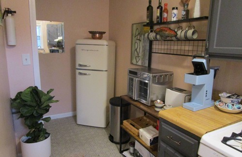 Bloomington Apartment | Boho-Chic Style: Furnished, Fireplace, Hardwood Floors, W/D, Calm, Quiet & Cool