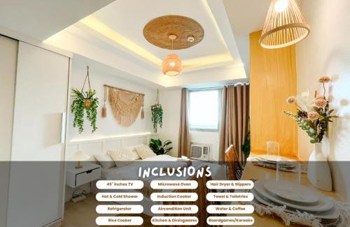 San Fernando Apartment | Boho-Inspired Studio for Couples with Huge Balcony
