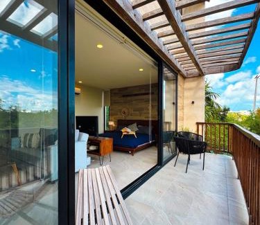 Isla Holbox Apartment | BOHO Loft Steps from the Beach