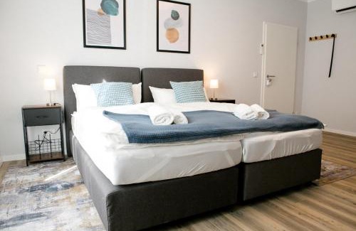Sankt Augustin Apartment | bonquartier - LUXAPT#3 Chice, moderne Wohnung mit Self Check-In, voll ausgestatteter Küche, Klimaanlage und Parkplatz
