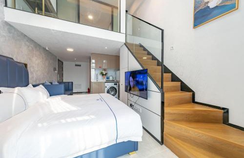 Huaqiang North Apartment | BORUISI Plaza Residence Apartment - Shenzhen Futian Convention & Exhibition Center