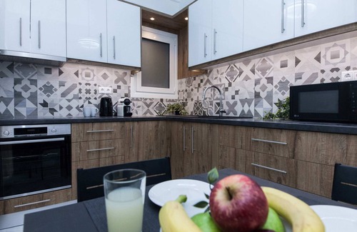 Ano Patisia Apartment | Boutique Stylish 1 Bd Apt in Patisia with Balcony