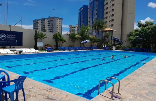 Caldas Novas Apartment | Ferias Clube Completo Golden Dolphin com Roupas Cama