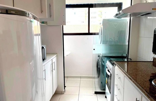 Vila Nova Conceicao Apartment | Studio Apartment in Itaim for 4 people with garage and swimming pool São Paulo-SP