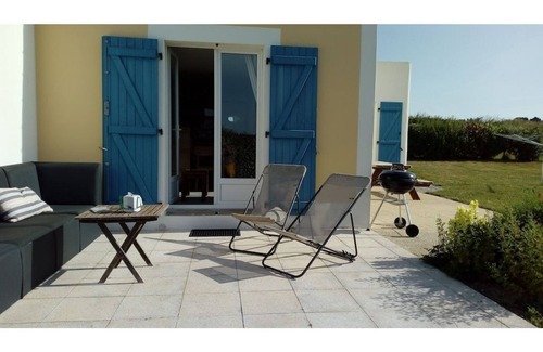 Locmaria House | Braden, a lovely view of sea and countryside.