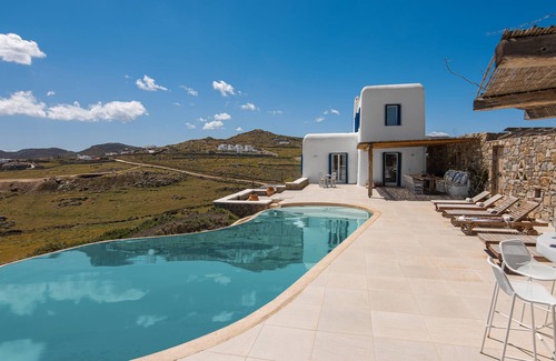 Ano Mera House | Brand New family 2-villa Complex With Great views,Pool, Peaceful Surroundings