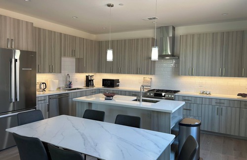 Redwood City House | Brand new sleek and modern townhouse, bath and bedroom, huge patio, sleeps 8