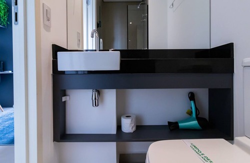Perdizes Apartment | Brand New Studio with Rooftop Pool and Stadium View - VN 12