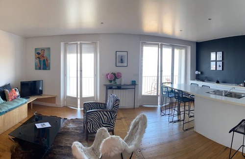 Saint-Jean-de-Luz Apartment | Breathtaking sea view 1st ocean line - Contemporary decor