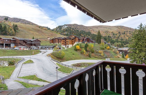 Les Avanchers-Valmorel Apartment | Bright 1BR Apt for 5, Ski-In/Ski-Out Access, Balcony, Near Shops & Lift