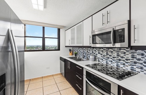 Punta Las Marias Apartment | Bright and Modern Apartment with City & Beach Views, and Free Parking