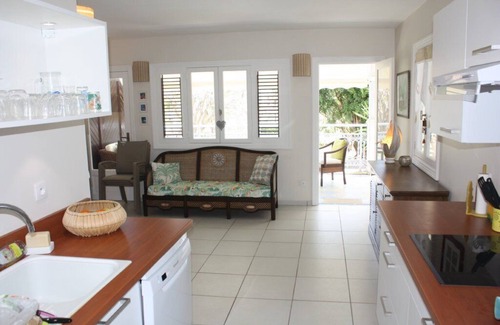 Saint-Francois Apartment | BRIGHT APARTMENT WITH LARGE TERRACE AND SWIMMING POOL:
