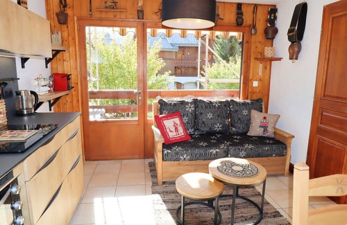 Samoens Apartment | Bright Apartment with Sunny Balcony in Samoëns Village