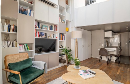 Pigalle Apartment | Bright & Chic Duplex with A/C – Heart of Paris 9th