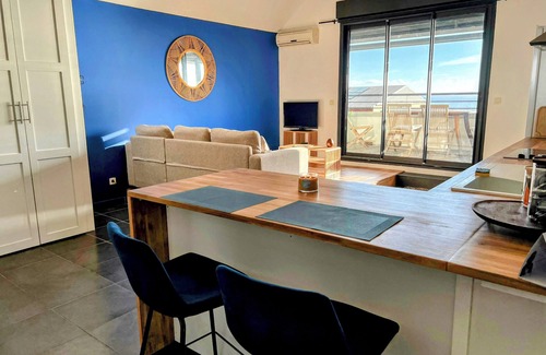 Saint-Leu Apartment | Bright T3 sea & mountain view - St Leu center