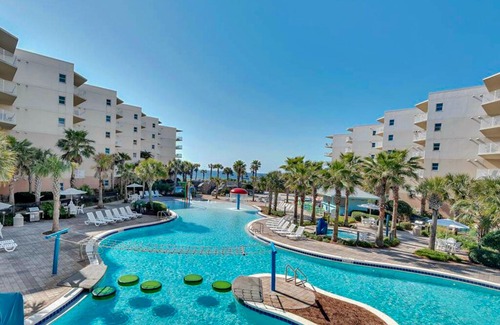 Fort Walton Beach Condo | Bright, Welcoming Condo On Okaloosa Island! Waterfall, Lazy River
