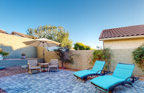 Tatum Ranch House | Brilliant home with pool, lovely patio, washer/dryer & central AC