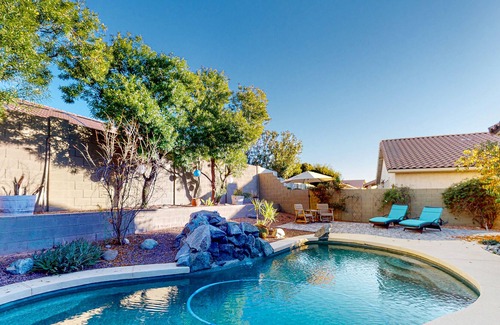Tatum Ranch House | Brilliant home with pool, lovely patio, washer/dryer & central AC