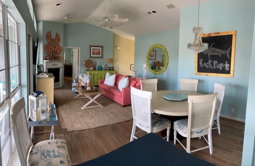 Rockport House | Bring Your Boat! Waterfront House in Bahia Bay with Dock, Fishing, Kayaking