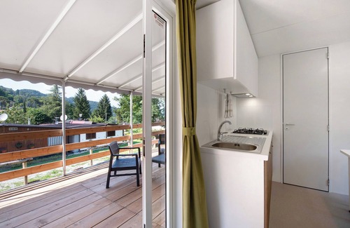 Oliveto Lario House | Bungalow "Casa Mobile 3" with Private Terrace, Private Garden & A/C