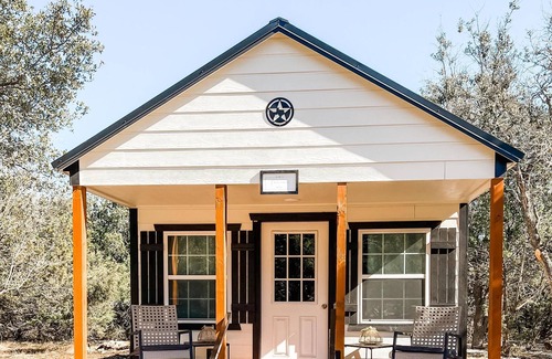 Marble Falls Cabin | Bunk Cabin at Glamping Ranch