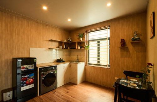 Mang Yang Apartment | Căn hộ 1 ngủ 1 khách ấm áp trong khu phố Linh lang sầm uất