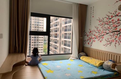 District 9 Apartment | Căn hộ Nhật Bản Origami S803 view hồ bơi, sân thể thao