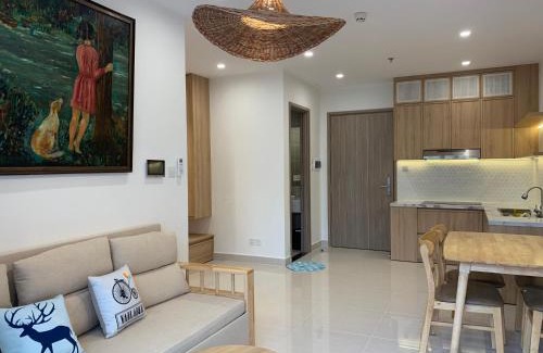 District 9 Apartment | Căn hộ Nhật Bản Origami S803 view hồ bơi, sân thể thao