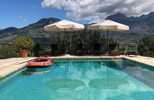 Soller Villa | Ca'n Pons, Villa with breathtaking views, gardens, wifi and private heated pool.