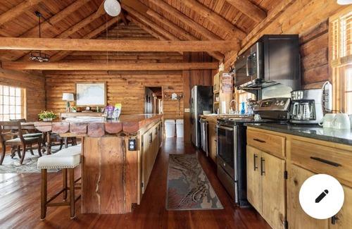 Panacea Cabin | Cabin By the Bay A unique authentic log cabin by the beach