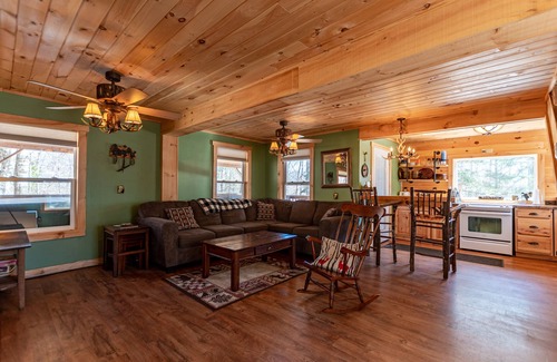 Old Forge Cabin | Cabin close to town with lake access & hot tub