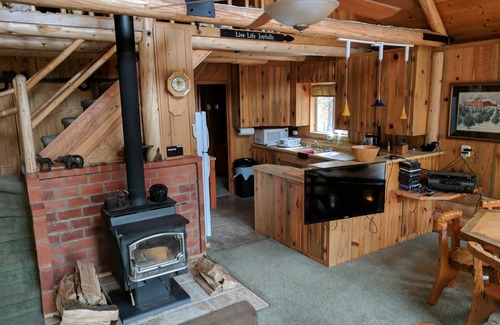 Crescent Cabin | Cabin On Crescent Creek, Hot tub, Endless trails, bring horses, we have corrals!