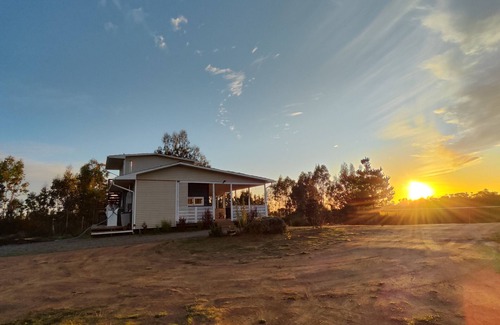 Vina del Mar Apartment | Cabin with stove and tub in the heart of nature!