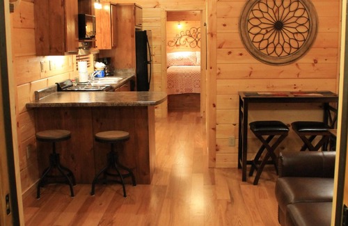 Mill Spring Cabin | Cabins at the Gap | Whispering Pines Cabin | 1 Bedroom 1 Bath |