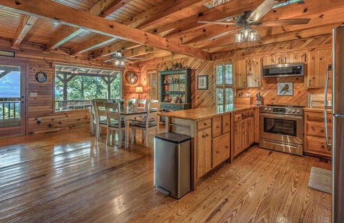 Morganton Cabin | Camp Ollie - Mountain View | Hot Tub | Firepit