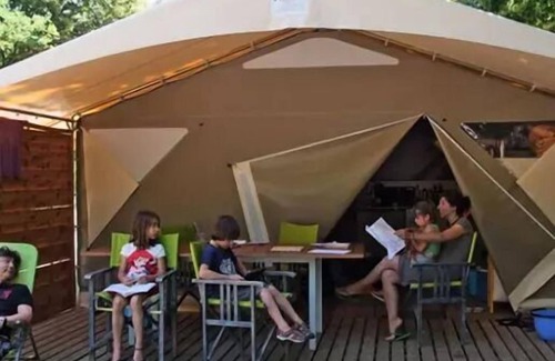 Saint-Vincent-de-Durfort House | Camping maeva Escapades Coeur d'Ardèche * - Small Lodge 3 Rooms 5 People Without Sanitary