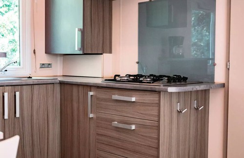 Vogue House | Camping Domaine du Cros d'Auzon * - Mobile Home Premium 4 Rooms 6/7 People Air Conditioning + TV