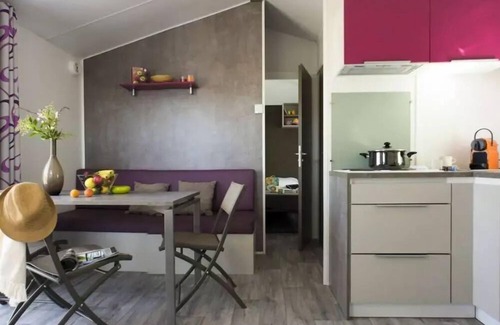 Saint-Briac-sur-Mer Ski Chalet | Camping Emerald - Sea Green by Sunêlia * - Chalet Classic 2 bedrooms 4 people