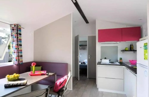 Saint-Briac-sur-Mer Ski Chalet | Camping Emerald - Sea Green by Sunêlia * - Chalet Classic 2 bedrooms 4 people