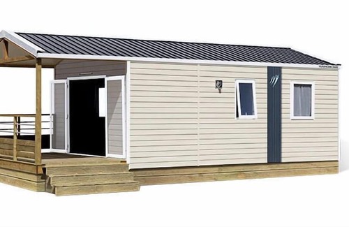 Saint-Laurent-de-Medoc House | Camping Le Paradis **** - 3-room Crocus mobile home for 4 people