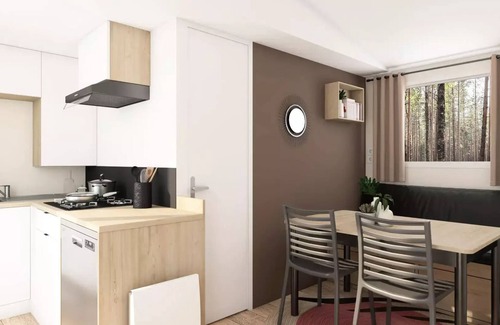 Vaire House | Camping Le Roc * - Mobile Home Confort Paracou - 2 Bedrooms - 26 m² 4 people