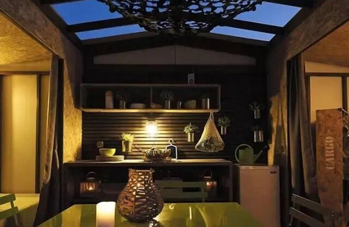 Ribes House | Camping Les Châtaigniers * - Mobil canvas Maori 3 rooms 4 people Without Sanitary