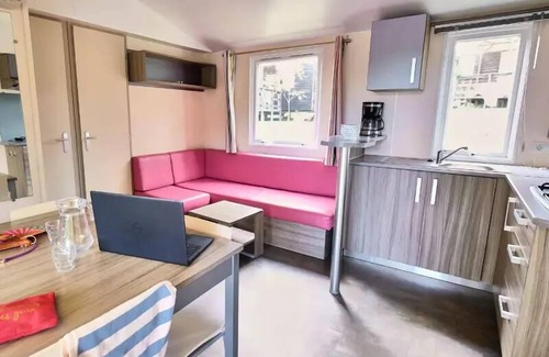 Lussas House | Camping maeva Escapades Ludo Parc * - Cozy 4 Room Mobile Home 6 People Air Conditioned