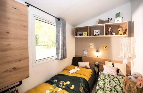 La Plaine-sur-Mer House | Camping maeva Club Les Vallons de l'Océan * - Mobil-Home Confort 3 Rooms 4 People + TV