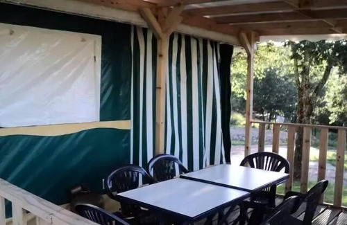 Reilhaguet House | Campsite Bellevue * - Bungalow Toilé 3 Rooms 5 People