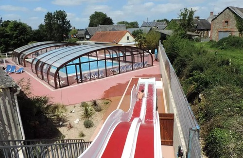 Cahagnolles House | Campsite L'Escapade - Taos Mobile Home 3 Rooms 2 Bathrooms 4 People Air Conditioned