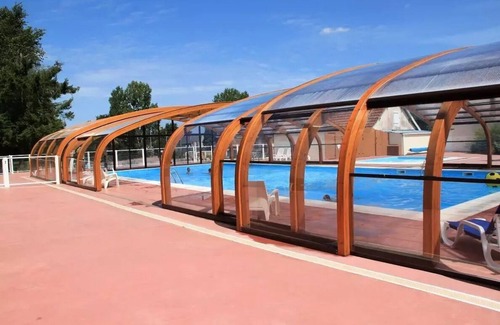 Cahagnolles House | Campsite L'Escapade - Taos Mobile Home 3 Rooms 2 Bathrooms 4 People Air Conditioned