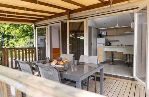 Orpierre House | Campsite Les Princes d'Orange * - Mobil home Comfort - 2 bedrooms 4 people