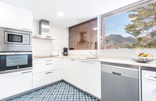 Cala San Vicente Villa | "Can Botana 9" with Mountain View, Pool, Air Conditioning, Balcony & Garden